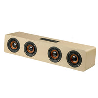 W8 Bluetooth 4.2-Lautsprecher, vier Lautsprecher, Super-Bass-Subwoofer mit Mikrofon, 3,5 mm, unterstützt TF-Karte