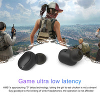 E6S LED Display Drahtlose Kopfhörer TWS Bluetooth V5.3 Headsets Wasserdichte Bluetooth Ohrhörer, E6S (Black)
