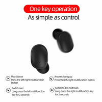 E6S LED Display Drahtlose Kopfhörer TWS Bluetooth V5.3 Headsets Wasserdichte Bluetooth Ohrhörer, E6S (Black)