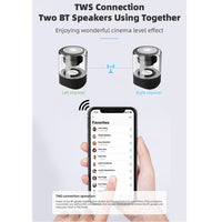 Fineblue MK-22 TWS Bluetooth-Lautsprecher mit magnetischer Absorption und LED-Lichtlautsprecher