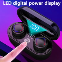 TWS Fingerprint Touch Bluetooth Headset LED-Akkuanzeige mit Ladefach