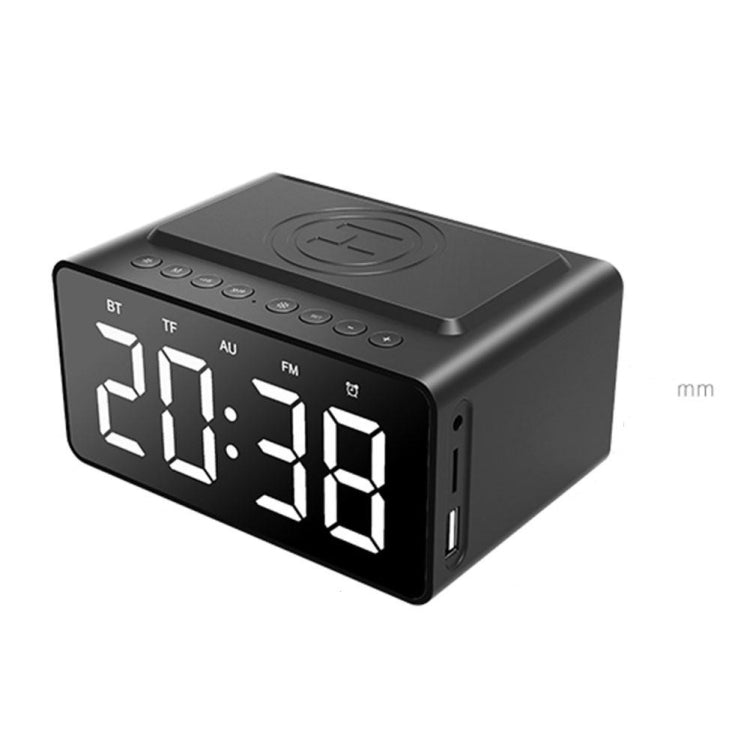 AEC BT508 kabelloser Lade-Bluetooth-Lautsprecher, LED-Wecker, Powerbank, Drei-in-Eins-Lautsprecher