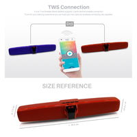 Neuer Rixing NR7017 TWS tragbarer 10-W-Stereo-Surround-Soundbar-Bluetooth-Lautsprecher mit Mikrofon