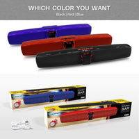 Neuer Rixing NR7017 TWS tragbarer 10-W-Stereo-Surround-Soundbar-Bluetooth-Lautsprecher mit Mikrofon