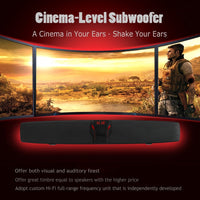 Neuer Rixing NR7017 TWS tragbarer 10-W-Stereo-Surround-Soundbar-Bluetooth-Lautsprecher mit Mikrofon