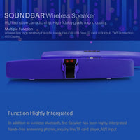 Neuer Rixing NR7017 TWS tragbarer 10-W-Stereo-Surround-Soundbar-Bluetooth-Lautsprecher mit Mikrofon