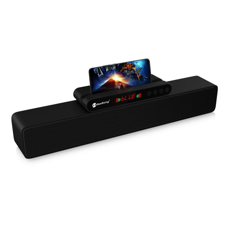 Newrixing NR5017 Tragbarer LED-Bluetooth-Lautsprecher TWS-Verbindungslautsprecher-Soundsystem 10-W-Stereo-Surround-Lautsprecher