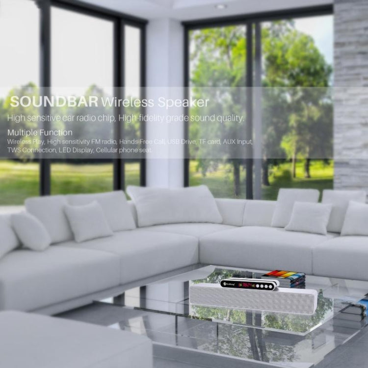 Newrixing NR5017 Tragbarer LED-Bluetooth-Lautsprecher TWS-Verbindungslautsprecher-Soundsystem 10-W-Stereo-Surround-Lautsprecher