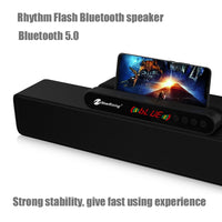 Newrixing NR5017 Tragbarer LED-Bluetooth-Lautsprecher TWS-Verbindungslautsprecher-Soundsystem 10-W-Stereo-Surround-Lautsprecher