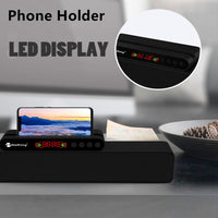 Newrixing NR5017 Tragbarer LED-Bluetooth-Lautsprecher TWS-Verbindungslautsprecher-Soundsystem 10-W-Stereo-Surround-Lautsprecher
