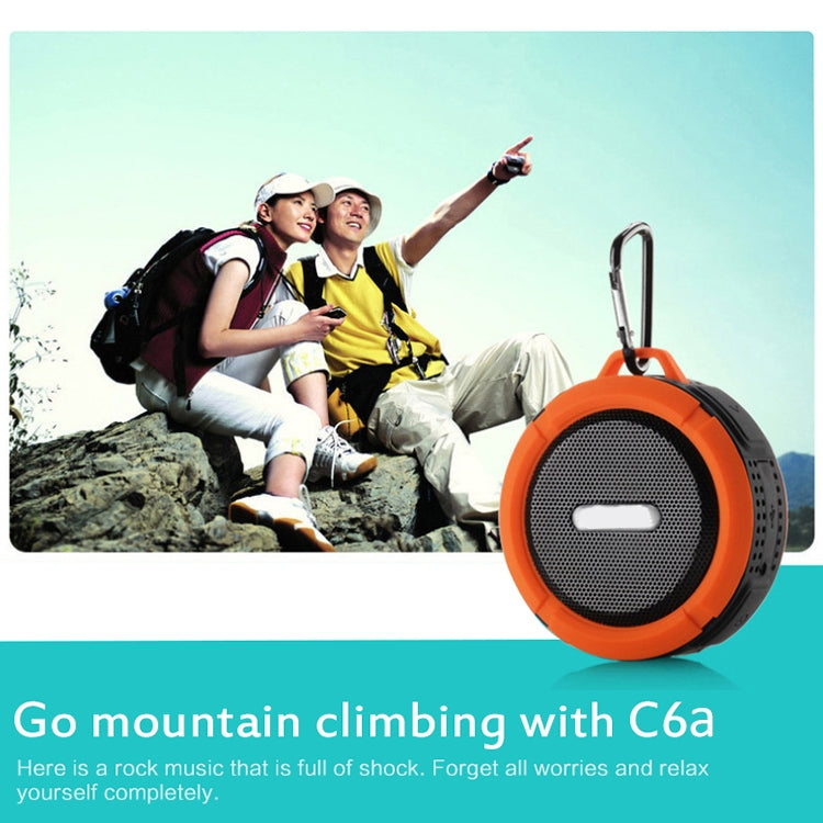 C6a Outdoor Chuck Drahtloser Bluetooth-Autolautsprecher mit Saugnapf, unterstützt TF-Karte