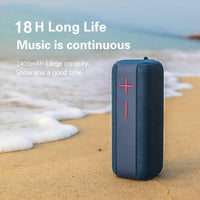 P15 10W tragbarer Bluetooth-Lautsprecher, Außenlautsprecher, Soundsystem, Stereo, unterstützt TF und FM