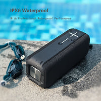 P15 10W tragbarer Bluetooth-Lautsprecher, Außenlautsprecher, Soundsystem, Stereo, unterstützt TF und FM