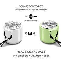 M9 Bluetooth5.0 Subwoofer Tragbarer Lautsprecher Aluminiumlegierungsgehäuse Musikplayer