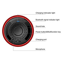 M9 Bluetooth5.0 Subwoofer Tragbarer Lautsprecher Aluminiumlegierungsgehäuse Musikplayer