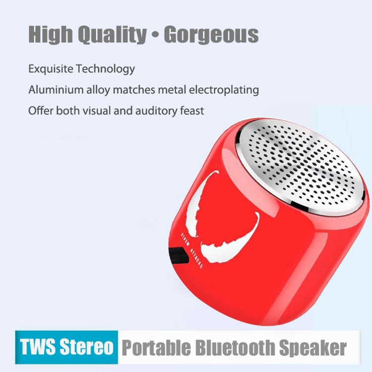 M9 Bluetooth5.0 Subwoofer Tragbarer Lautsprecher Aluminiumlegierungsgehäuse Musikplayer