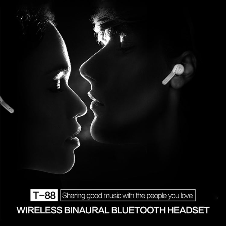 T88 Mini Touch Control Hifi Wireless Bluetooth Kopfhörer TWS Wireless Ohrhörer mit Ladebox