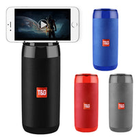 TG113C Spalte Tragbare Bluetooth Mini Lautsprecher FM Radio Wasserdicht Subwoofer Telefon Halter Drahtlose Loundpeakers