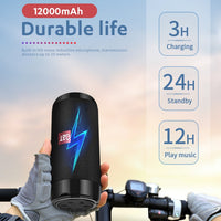 TG113C Spalte Tragbare Bluetooth Mini Lautsprecher FM Radio Wasserdicht Subwoofer Telefon Halter Drahtlose Loundpeakers