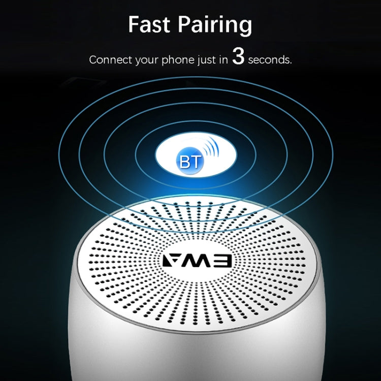 EWA A103 Tragbarer Bluetooth-Lautsprecher, kabellos, schwerer Bass, Bomm-Box, Subwoofer, Anruf, Surround-Sound, Bluetooth-Duschlautsprecher