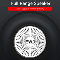 EWA A103 Tragbarer Bluetooth-Lautsprecher, kabellos, schwerer Bass, Bomm-Box, Subwoofer, Anruf, Surround-Sound, Bluetooth-Duschlautsprecher