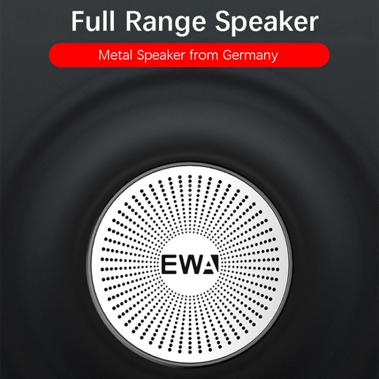 EWA A103 Tragbarer Bluetooth-Lautsprecher, kabellos, schwerer Bass, Bomm-Box, Subwoofer, Anruf, Surround-Sound, Bluetooth-Duschlautsprecher