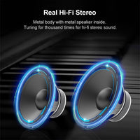 EWA A109M Tragbarer Bluetooth-Lautsprecher, kabellos, schwerer Bass, Bomm-Box, Subwoofer, Anruf-Surround-Sound, Bluetooth-Duschlautsprecher