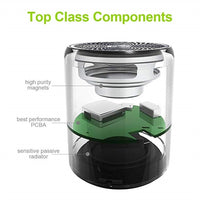 EWA A107 TWS Tragbarer Super-Mini-Bluetooth-Lautsprecher, kabelloser Subwoofer, Boom-Box, Computer-Lautsprecher, Bocinas-Duschlautsprecher