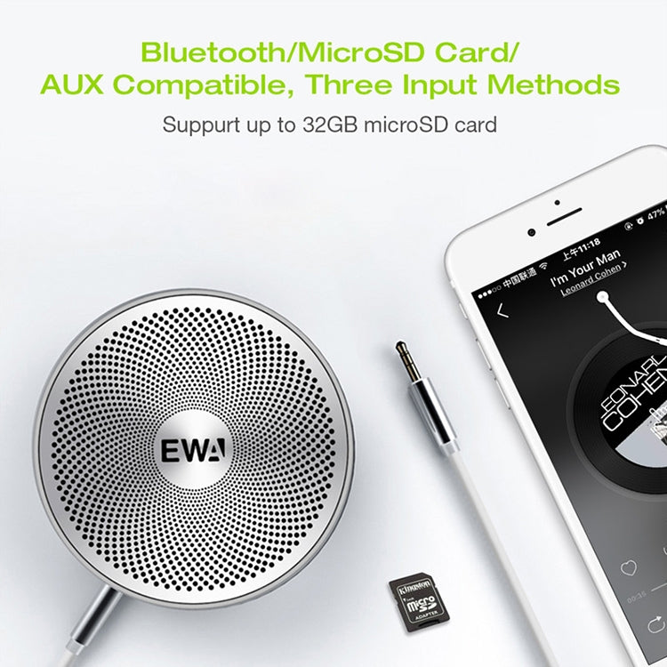 EWA A2 Pro Metalllautsprecher für den Außenbereich, wasserdicht, Bluetooth-Sound, Basslautsprecher