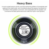EWA A113 Tragbarer Super-Mini-Bluetooth-Lautsprecher, kabelloser Bass-Subwoofer, Boom-Box-Lautsprecher