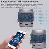 EWA A113 Tragbarer Super-Mini-Bluetooth-Lautsprecher, kabelloser Bass-Subwoofer, Boom-Box-Lautsprecher