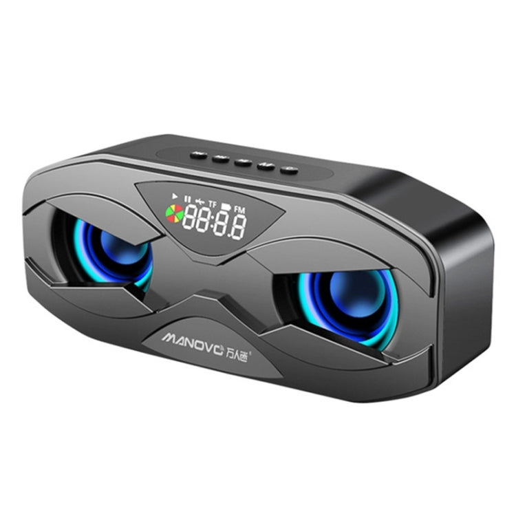 M5 Cool Owl Design Bluetooth Lautsprecher LED Flash Wireless Lautsprecher FM Radio Wecker TF Karte