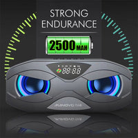 M5 Cool Owl Design Bluetooth Lautsprecher LED Flash Wireless Lautsprecher FM Radio Wecker TF Karte