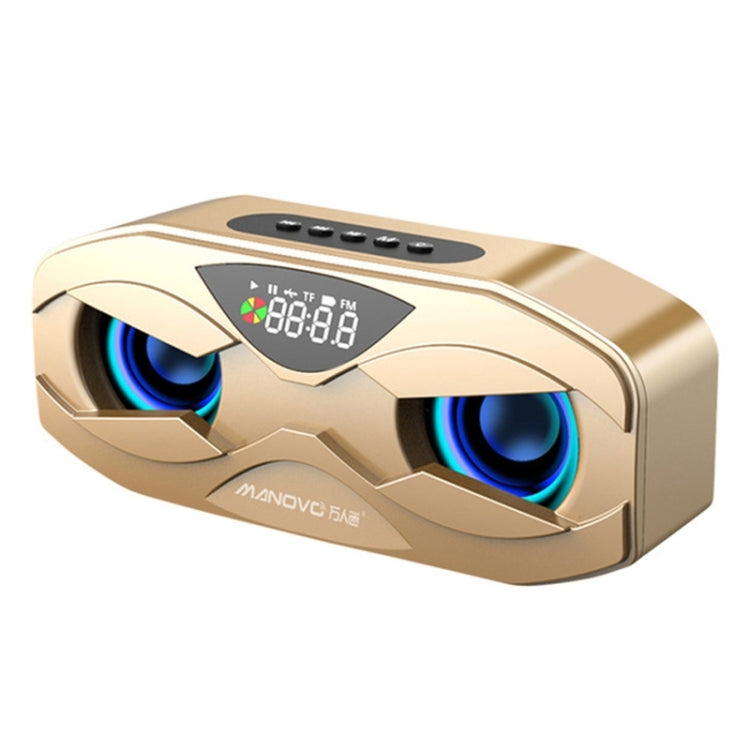 M5 Cool Owl Design Bluetooth Lautsprecher LED Flash Wireless Lautsprecher FM Radio Wecker TF Karte