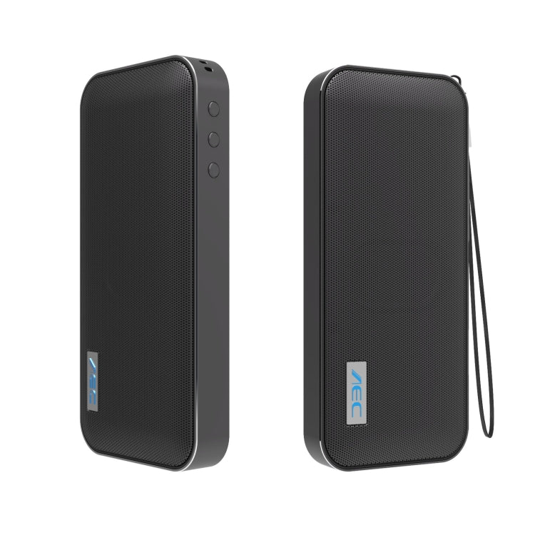 AEC BT-205 Tragbarer kabelloser Bluetooth-Lautsprecher, Stereo-Musiklautsprecher, integriertes Mikrofon, unterstützt TF-Karte