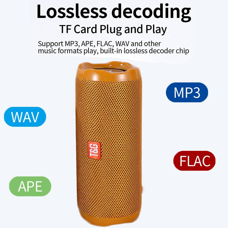 T&G TG191 20 W wasserdichter Bluetooth-Lautsprecher, Stereo-Doppelmembran-Subwoofer, tragbares Audio-FM-Radio