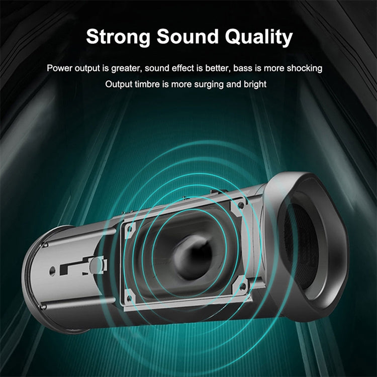 T&G TG191 20 W wasserdichter Bluetooth-Lautsprecher, Stereo-Doppelmembran-Subwoofer, tragbares Audio-FM-Radio
