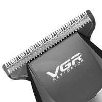 VGR V-030 10 W USB-Schneidkopf, elektrischer Haarschneider mit Gravur und 5 Begrenzungskämmen, V-030