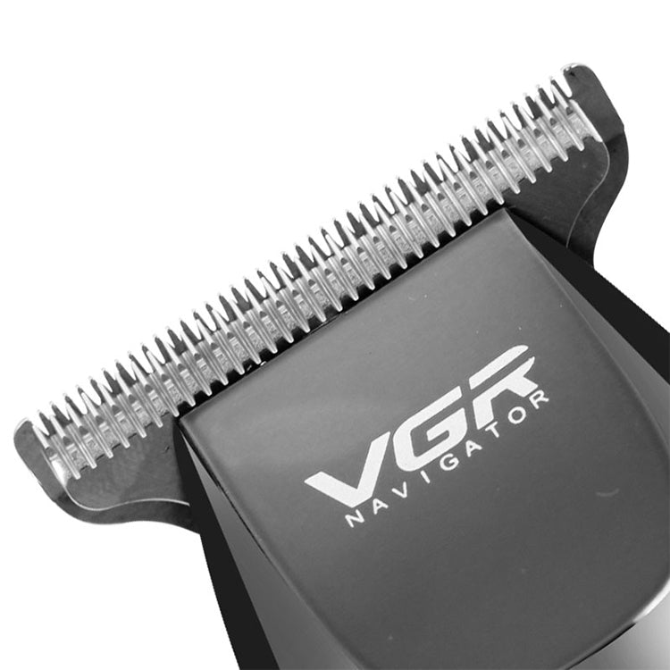 VGR V-030 10 W USB-Schneidkopf, elektrischer Haarschneider mit Gravur und 5 Begrenzungskämmen, V-030