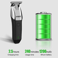 VGR V-171 5W USB tragbare elektrische Push-Schermaschine in Weiß, V-171