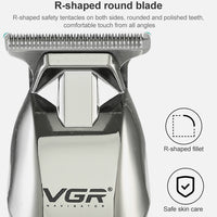 VGR V-171 5W USB tragbare elektrische Push-Schermaschine in Weiß, V-171