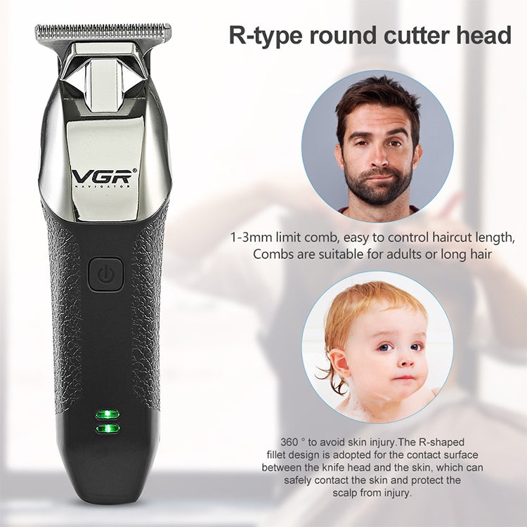 VGR V-171 5W USB tragbare elektrische Push-Schermaschine in Weiß, V-171