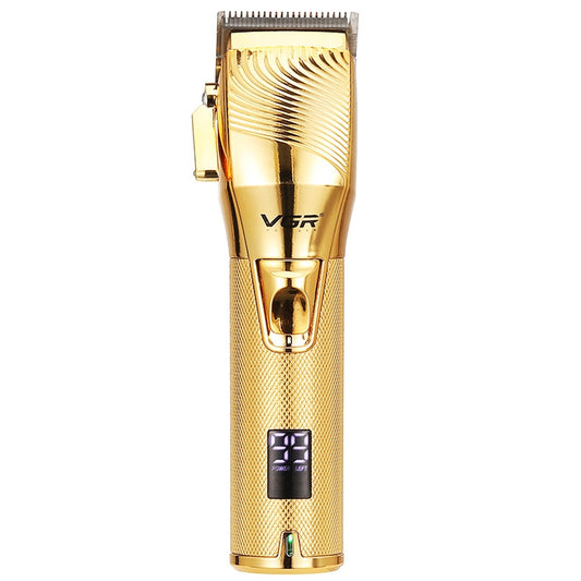 VGR V-280 10W USB-Elektro-Haarschneider aus Metall mit LED-Digitalanzeige, V-280 (Black), V-280 (Gold)
