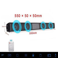 20 W TV Soundbar Bluetooth Lautsprecher FM Radio Heimkino System Tragbare Drahtlose Subwoofer Bass MP3 Musik Boombox für Xiaomi