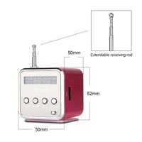 Tragbare Lautsprecher mit FM-Mini-Multifunktionsradio, USB-Notebook-Lautsprecher für TV, Telefon, unterstützt SD/TF-Karte, MP3-Musik-Player