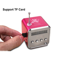 Tragbare Lautsprecher mit FM-Mini-Multifunktionsradio, USB-Notebook-Lautsprecher für TV, Telefon, unterstützt SD/TF-Karte, MP3-Musik-Player