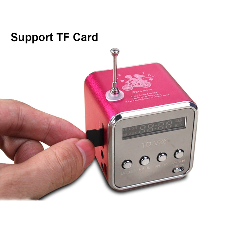 Tragbare Lautsprecher mit FM-Mini-Multifunktionsradio, USB-Notebook-Lautsprecher für TV, Telefon, unterstützt SD/TF-Karte, MP3-Musik-Player