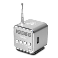 Tragbare Lautsprecher mit FM-Mini-Multifunktionsradio, USB-Notebook-Lautsprecher für TV, Telefon, unterstützt SD/TF-Karte, MP3-Musik-Player