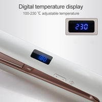 Professioneller Haarglätter, LED-Anzeige, Keramikbeschichtungsplatte, Ionic Curling Flat Iron