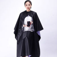 Wasserdichtes, transparentes und sichtbares Haarschnitttuch für Erwachsene, Waterproof Haircut